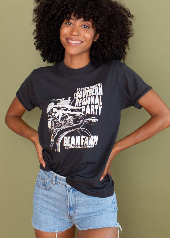 Vintage 90s Illinois Biker Party Tee