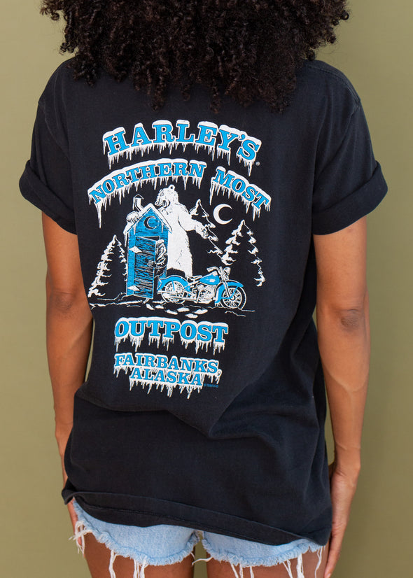 Vintage 1995 Harley Alaska Legends Tee