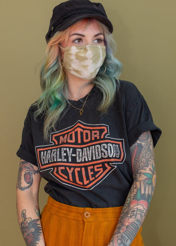 Vintage 2001 Faded Harley Emblem Tee