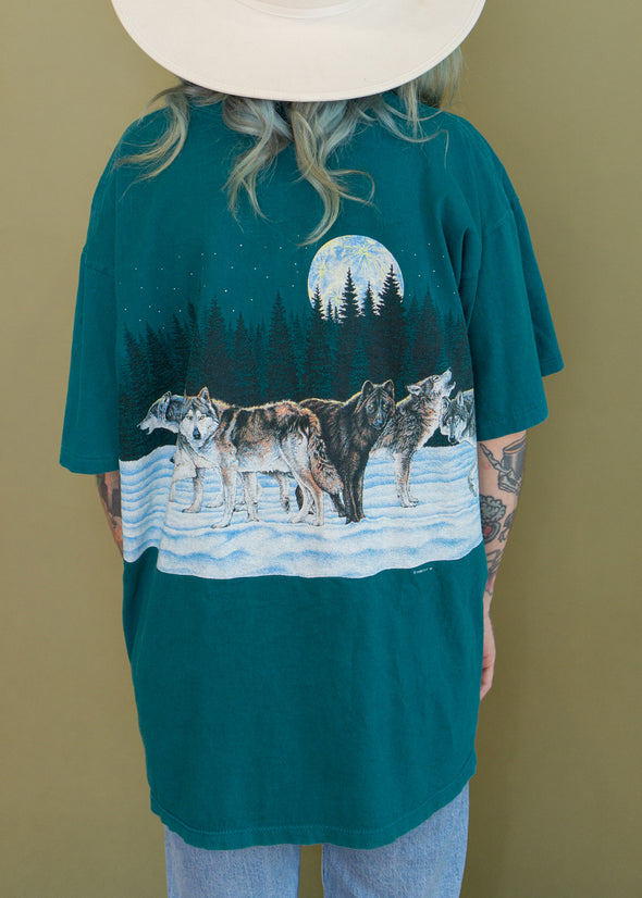 Vintage 90s Minnesota Wolf Tee