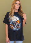 Vintage 90s Harley Topeka Eagle Tee