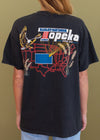 Vintage 90s Harley Topeka Eagle Tee