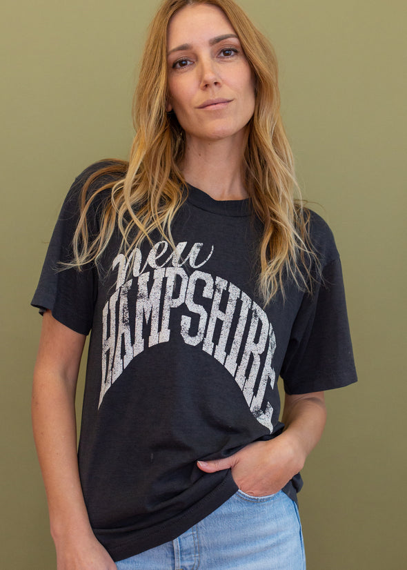 Vintage 1980s Paper Thin New Hampshire Tee