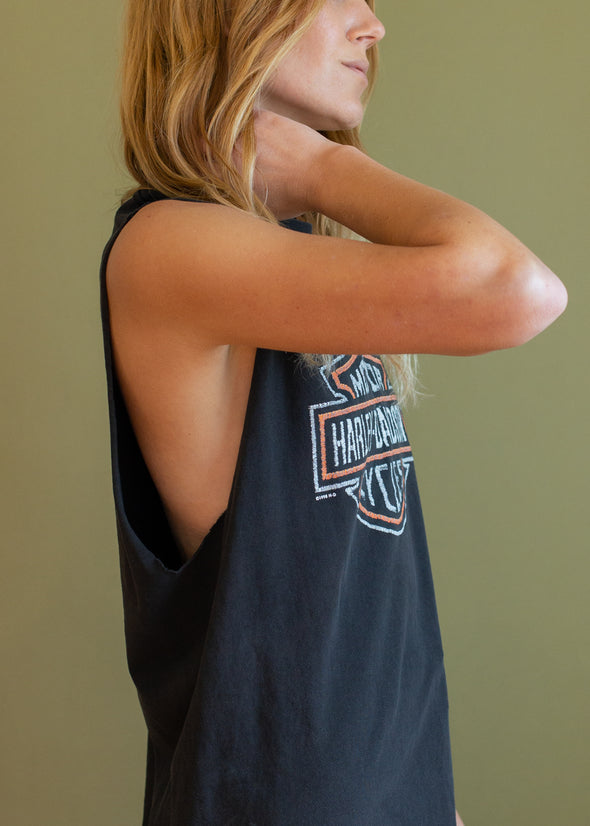Vintage 90s Harley Emblem Tank