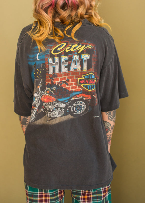 Vintage 90s Grungy Harley Pocket Tee