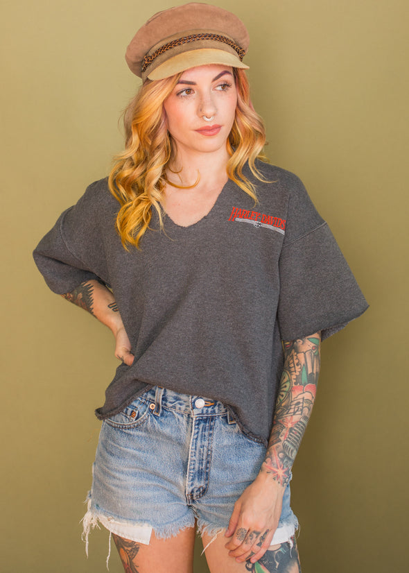 Vintage Harley Short Sleeve Sweatshirt
