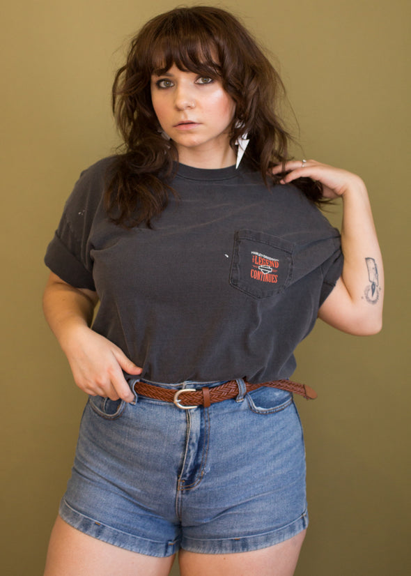 Vintage 90s NYC Harley Pocket Tee