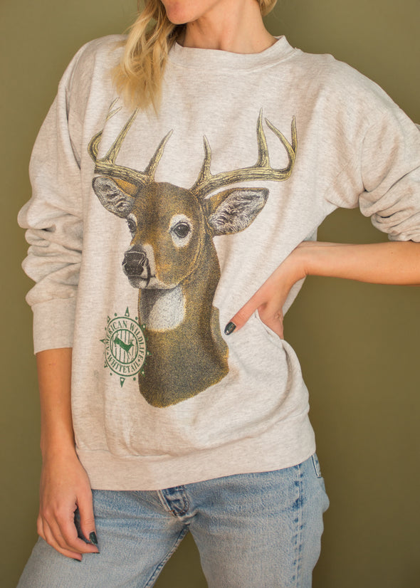 Vintage Deer Sweatshirt