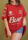 Vintage 90s Bud NASCAR Dale Jr Tee