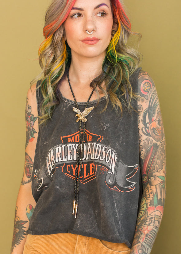 Vintage 90s Harley Acid Wash Tank