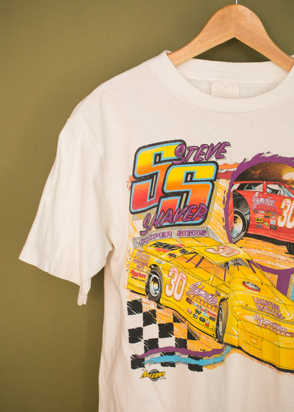 Vintage 90s Steve Shaver Racing Tee