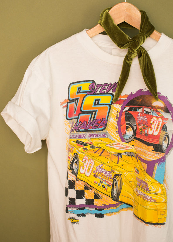 Vintage 90s Steve Shaver Racing Tee