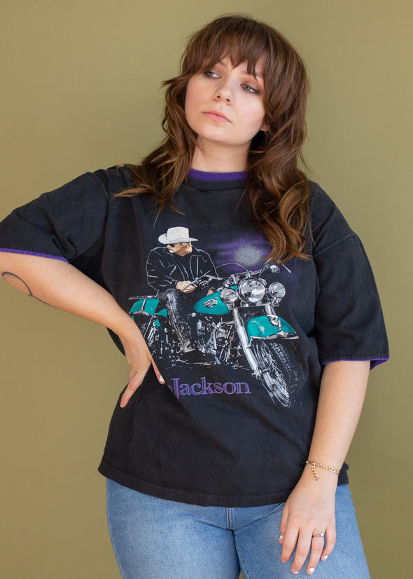 Vintage 1992 Two Tone Alan Jackson Tee