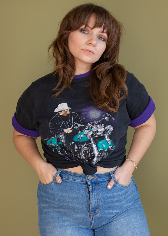 Vintage 1992 Two Tone Alan Jackson Tee