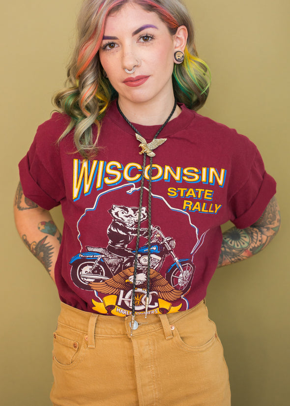 Vintage 1996 Wisconsin Harley Owners Tee