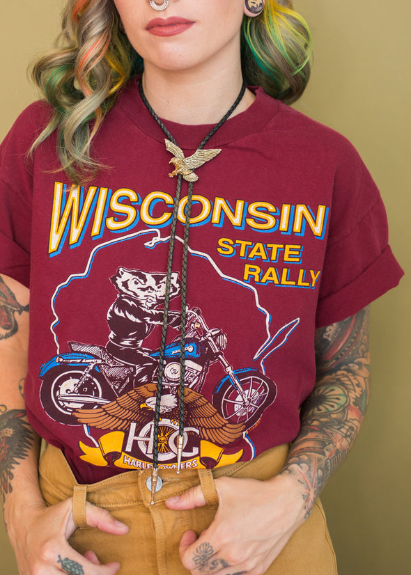 Vintage 1996 Wisconsin Harley Owners Tee