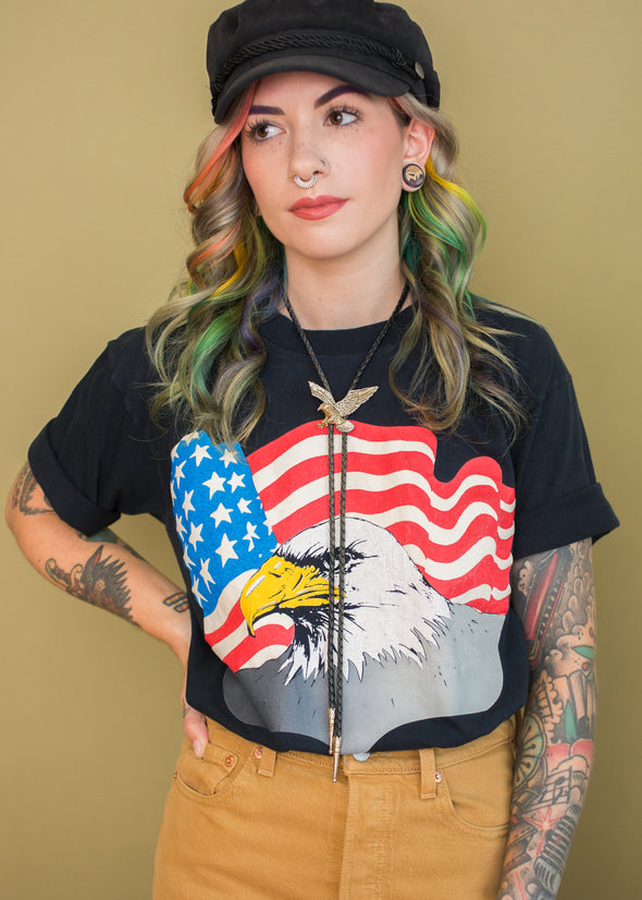 Vintage 90s Spirit of America Eagle Tee