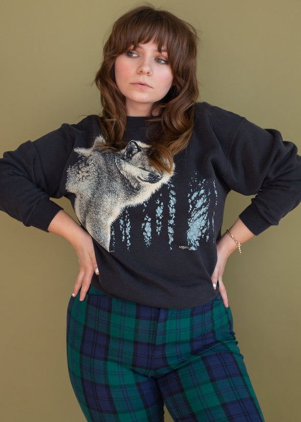 Vintage 1990 Wolf Sweatshirt
