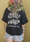 Vintage 1994 Harley Eagle Cropped Tee