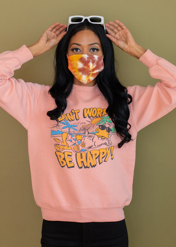 Vintage 80s/90s Don't Worry Be Happy Sweatshirt