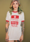Vintage Car Brand Ringer Tee