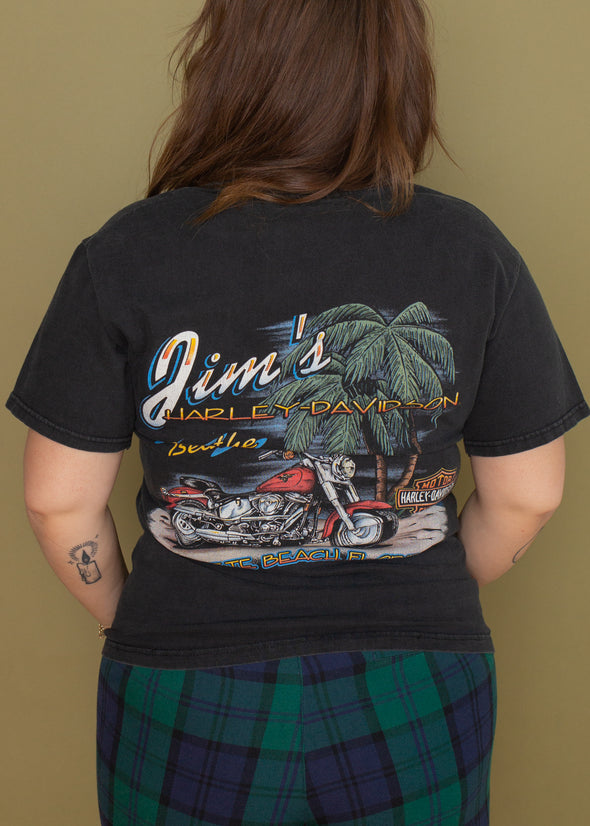 Vintage 90s Harley Emblem Tee