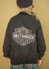 Vintage 90s Doc's Harley Snap Jacket