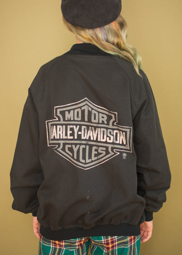 Vintage 90s Doc's Harley Snap Jacket