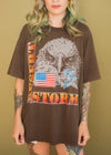 Vintage 90s Desert Storm Eagle Tee