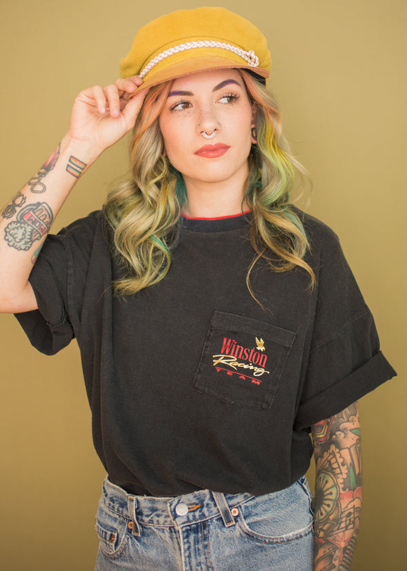 Vintage 90s Winston Racing Team Pocket Tee