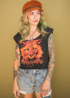 Y2K Harley Wolf Cropped Tank