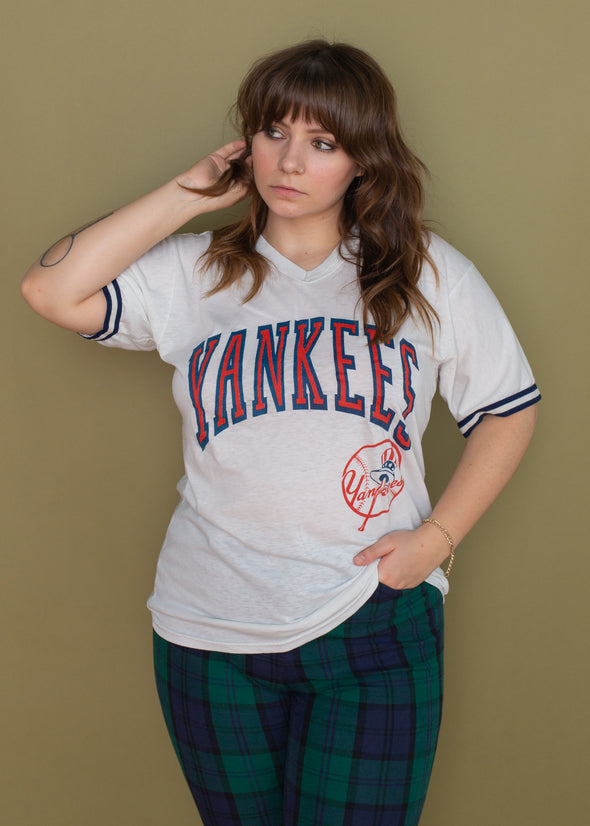 Vintage 1980s Yankees Jersey Tee