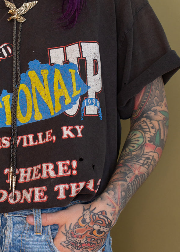 Vintage 1998 National Roundup Biker Tee