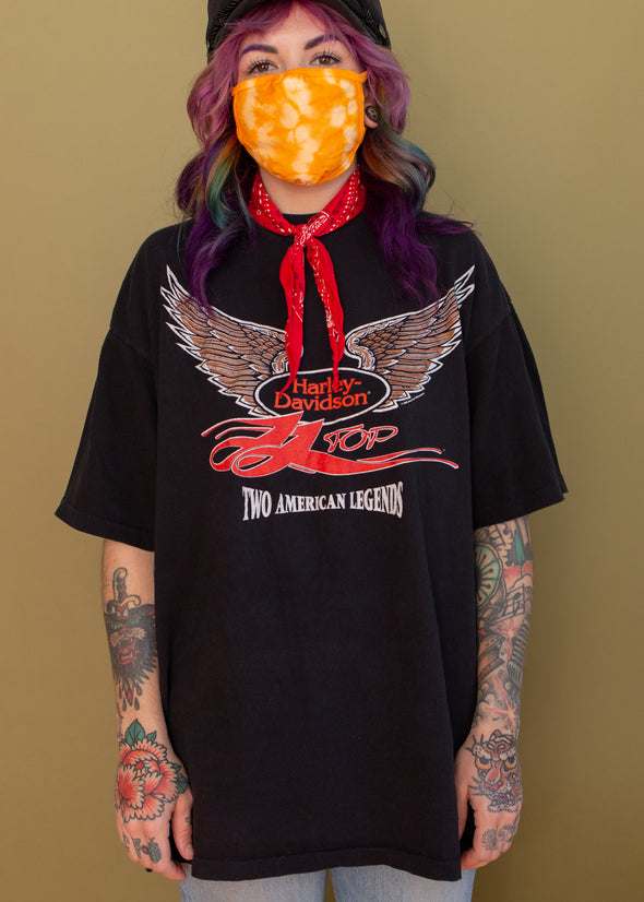 Vintage 1993 Harley And ZZ Top Tee