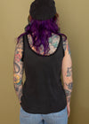 Vintage 80s 3D Emblem Harley Eagle Lace Tank