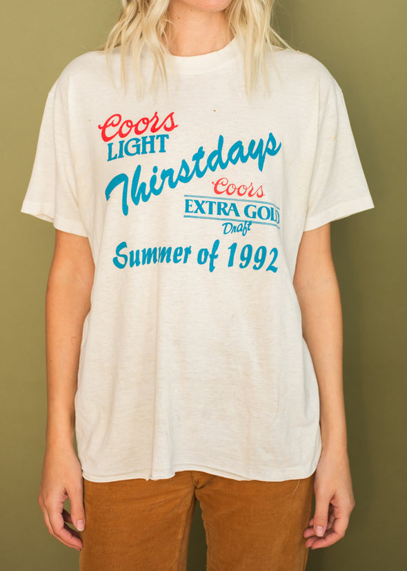 Vintage Coors Light Summer 1992 Tee
