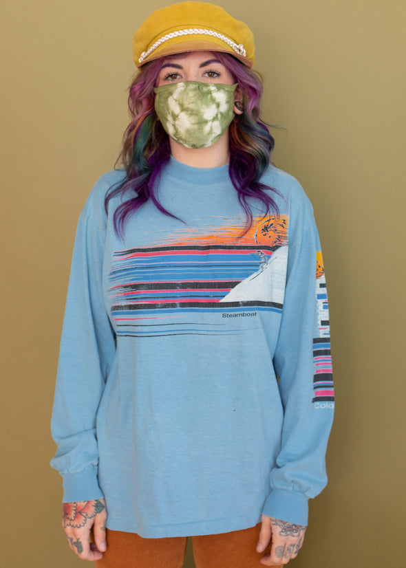 Vintage 90s Colorado Ski Long Sleeve Tee