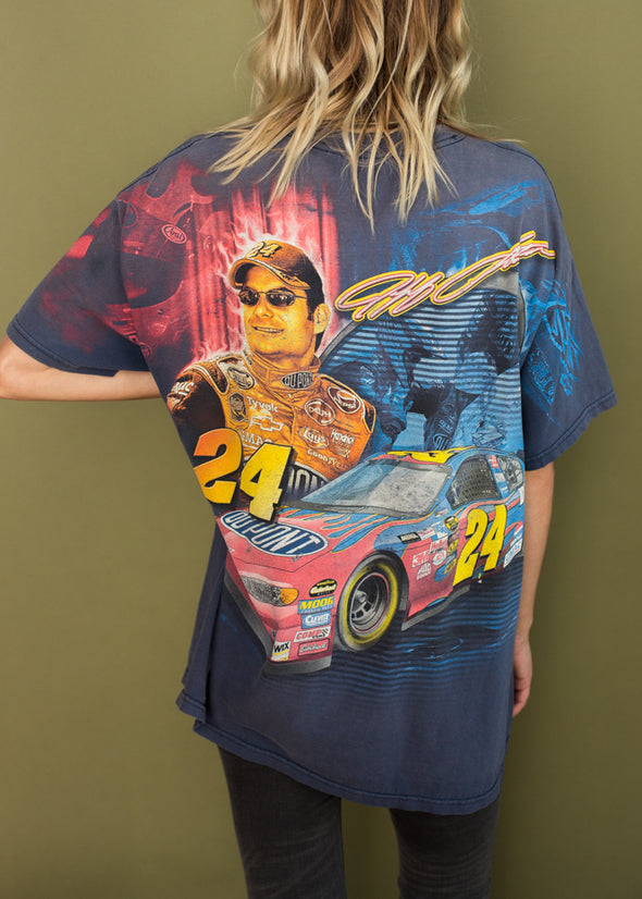Vintage 90s Jeff Gordon NASCAR Dupont Tee
