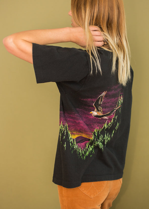 Vintage 90s Majestic Eagle Tee