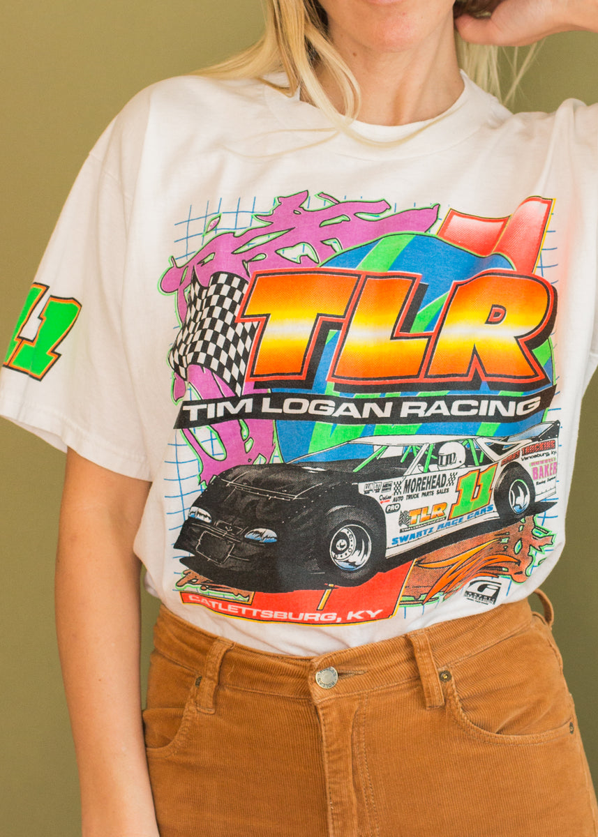 Vintage Tim Logan Racing Tee – Electric West