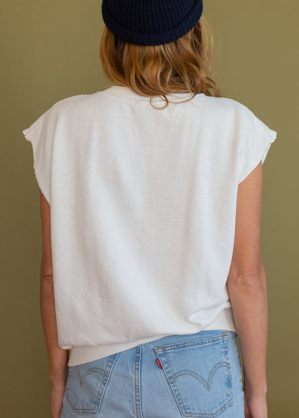 Vintage 80s/ 90s Bourbon Street Cut Off Sweatshirt