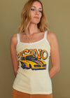 Vintage 1980s Pisano Ribbed Tank