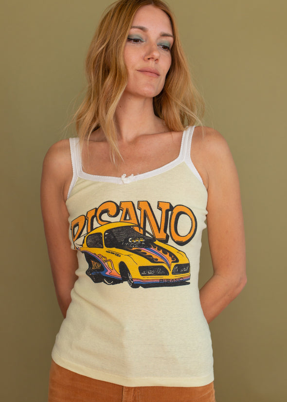 Vintage 1980s Pisano Ribbed Tank