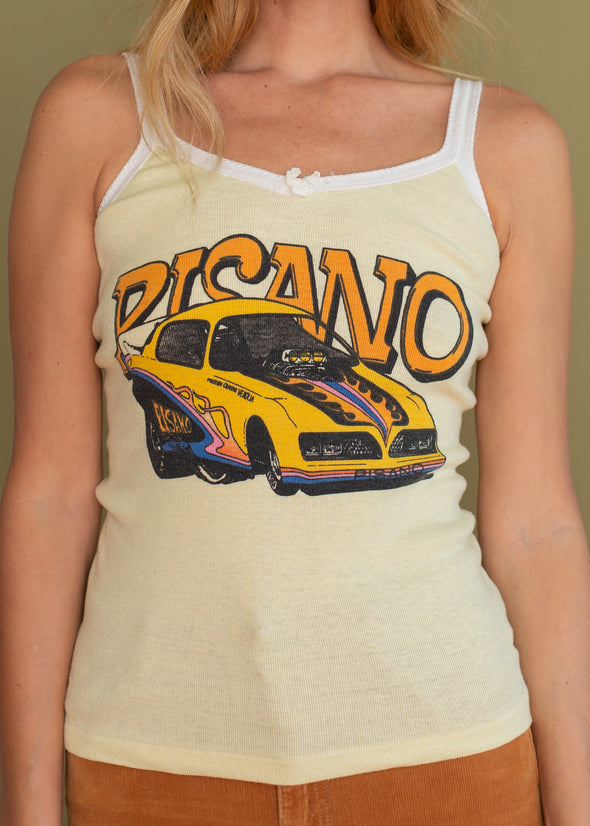 Vintage 1980s Pisano Ribbed Tank