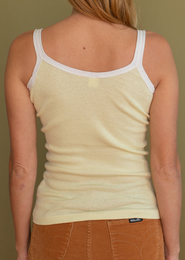 Vintage 1980s Pisano Ribbed Tank