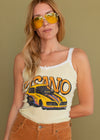 Vintage 1980s Pisano Ribbed Tank