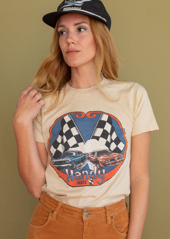 Vintage 1980s Thin Handy Parts Auto Tee