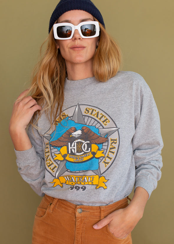 Vintage 1999 Harley Owners Group Long Sleeve Tee