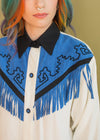Vintage 90s Western Fringe Blouse