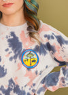 Vintage 90s Op Desert Storm Tie Dye Pullover